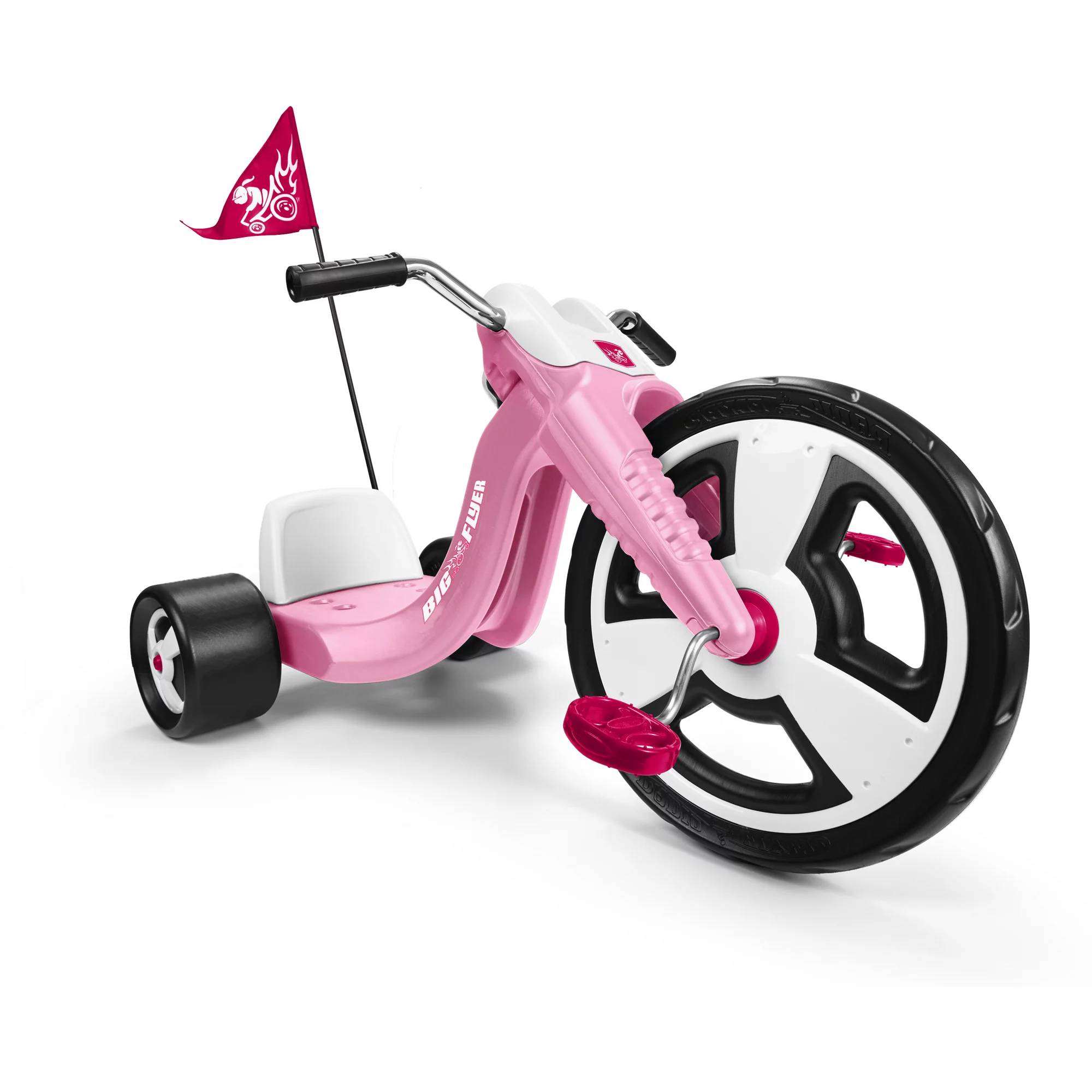 Radio Flyer Big Flyer Sport. Chopper Tricycle. 16″ Front Wheel. Pink