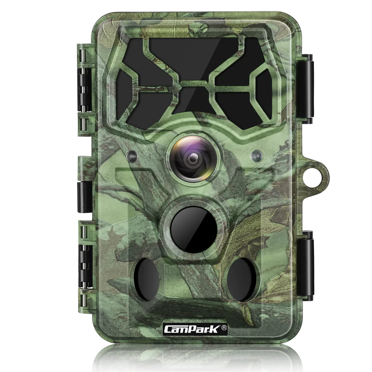 Campark T100 4K 30fps WiFi 30MP Bluetooth Game Deer Hunting Camera with Sony Image Sensor. 3PIR Infrared Night Vision
