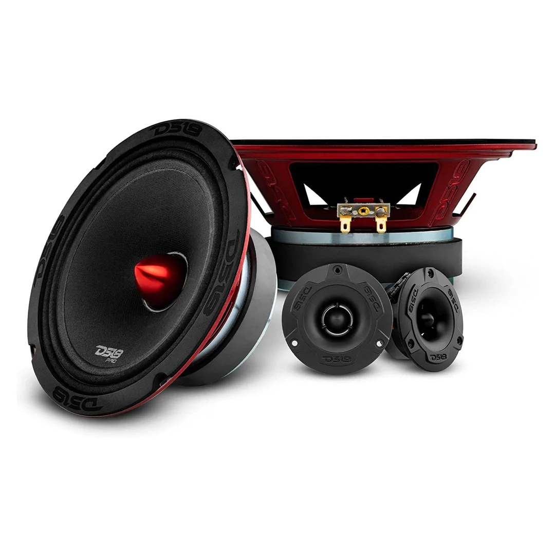 DS18 PRO-X8.4BMPK Mid and High Range Car Door Loudspeaker and Tweeter Package