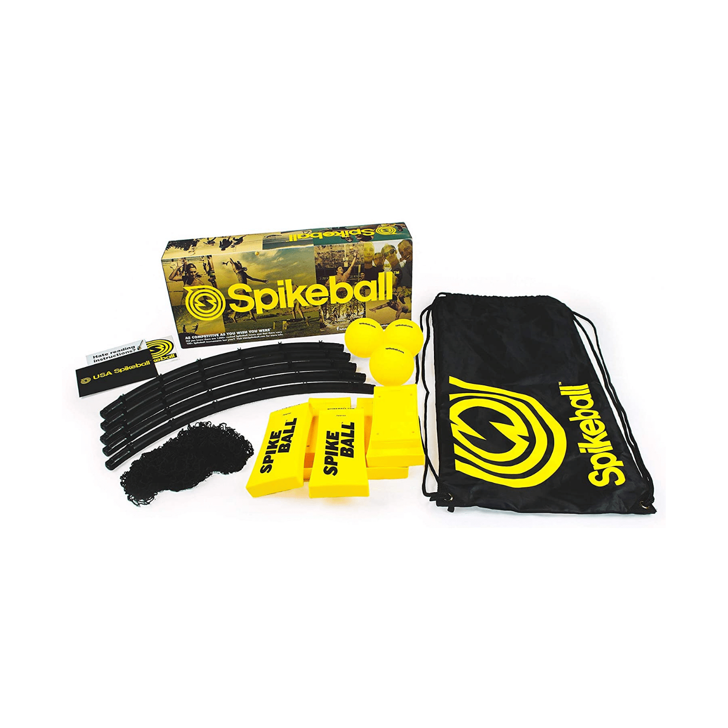 Spikeball Standard 3 Ball Kit. Game For The Backyard. Beach. Park. Indoors