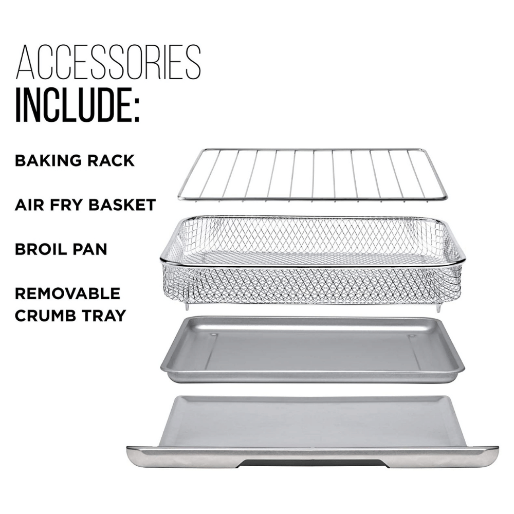 Chefman Air Fryer Toaster Oven XL 20l. Healthy Cooking & User Friendly. Analog