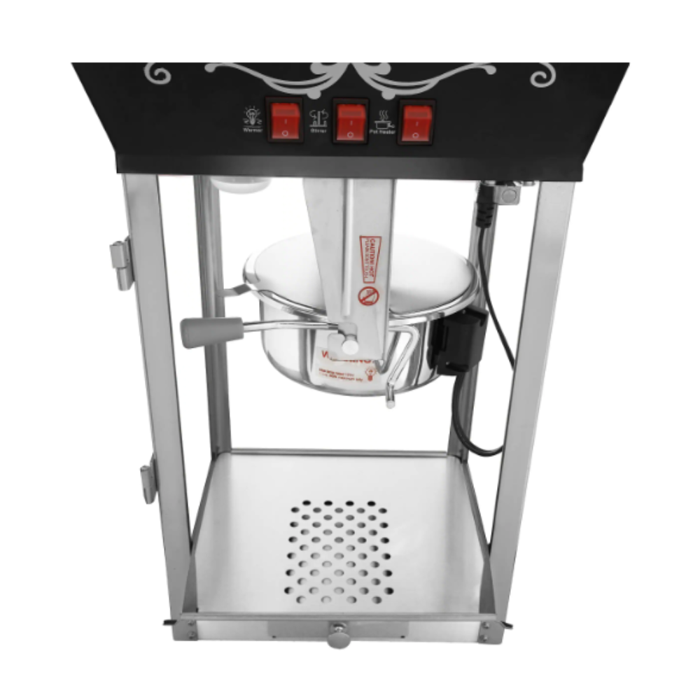 Great Northern Matinee Movie 8 oz. Antique Black Countertop Popcorn Machine