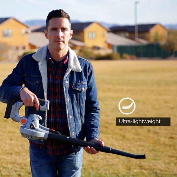 Ukoke U03LB Cordless Electric Power Leaf Blower. Portable handheld Battery Operated Blower