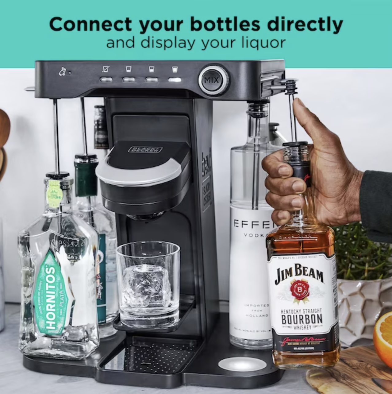 Black + Decker Black Matte Cocktail Maker