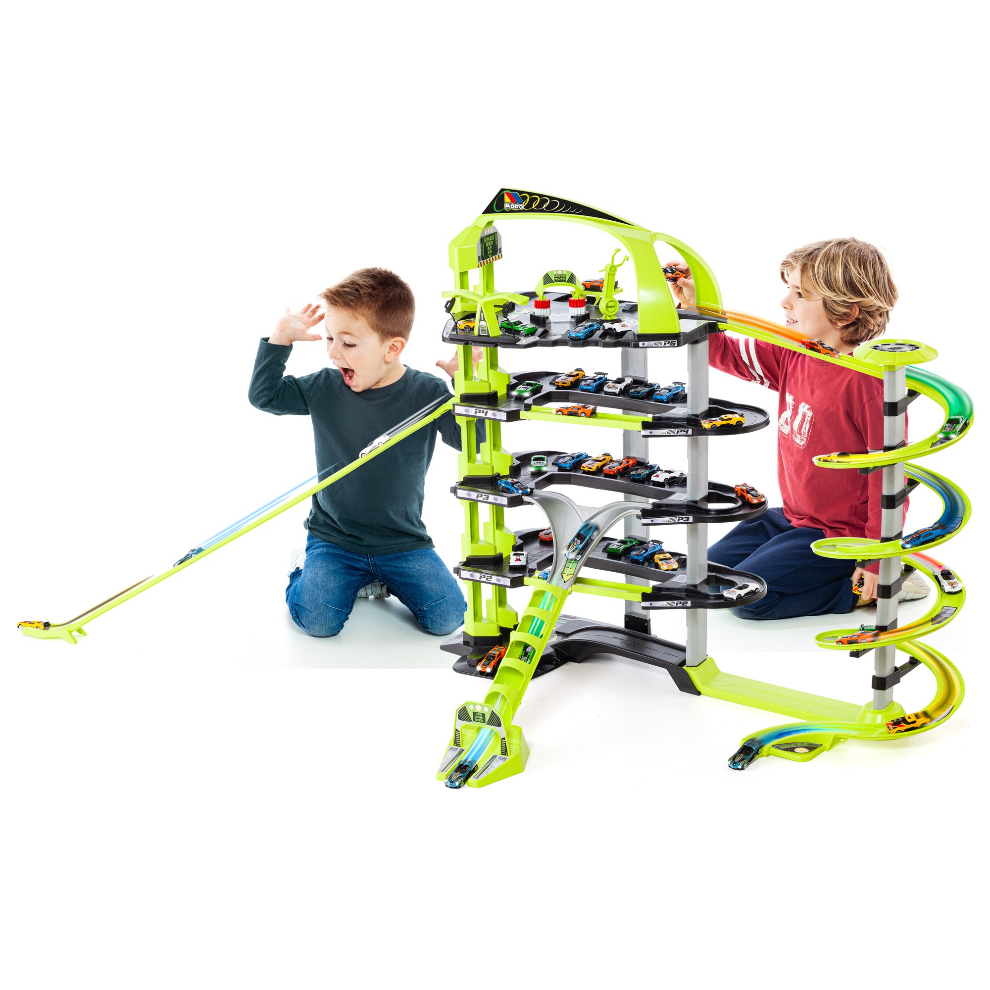 Molto Diecast Toy Car Super Parking 5 Story Garage Playset (Vehicles Not Included)