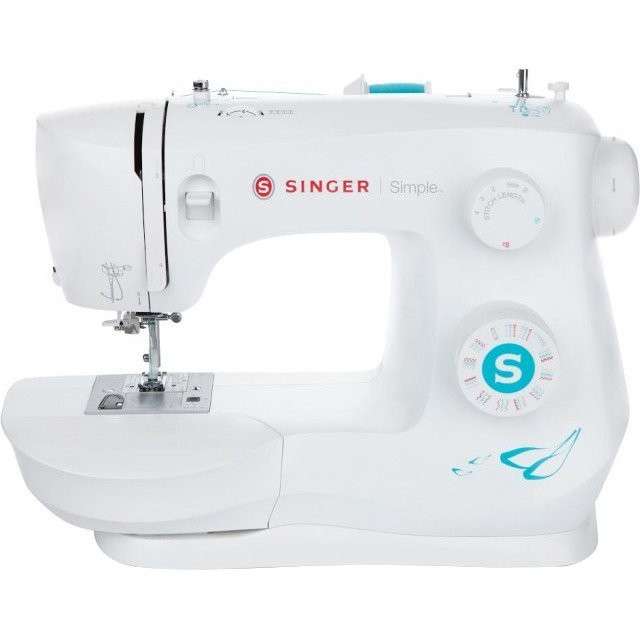 Singer 3337 Simple Mechanical Sewing Machine. White