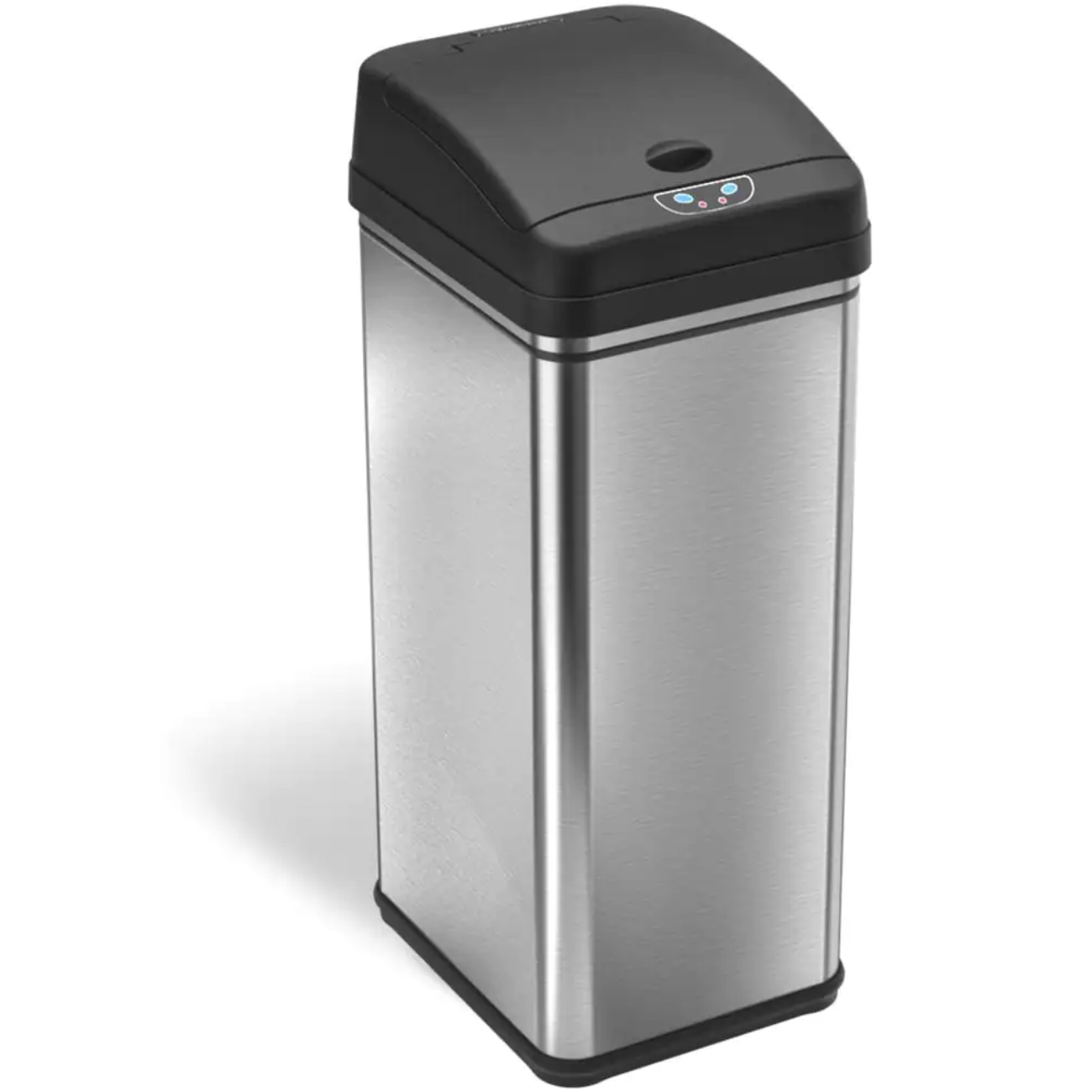 iTouchless 13 Gal. Touchless Sensor Trash Can with AbsorbX Odor Filter System. Stainless Steel