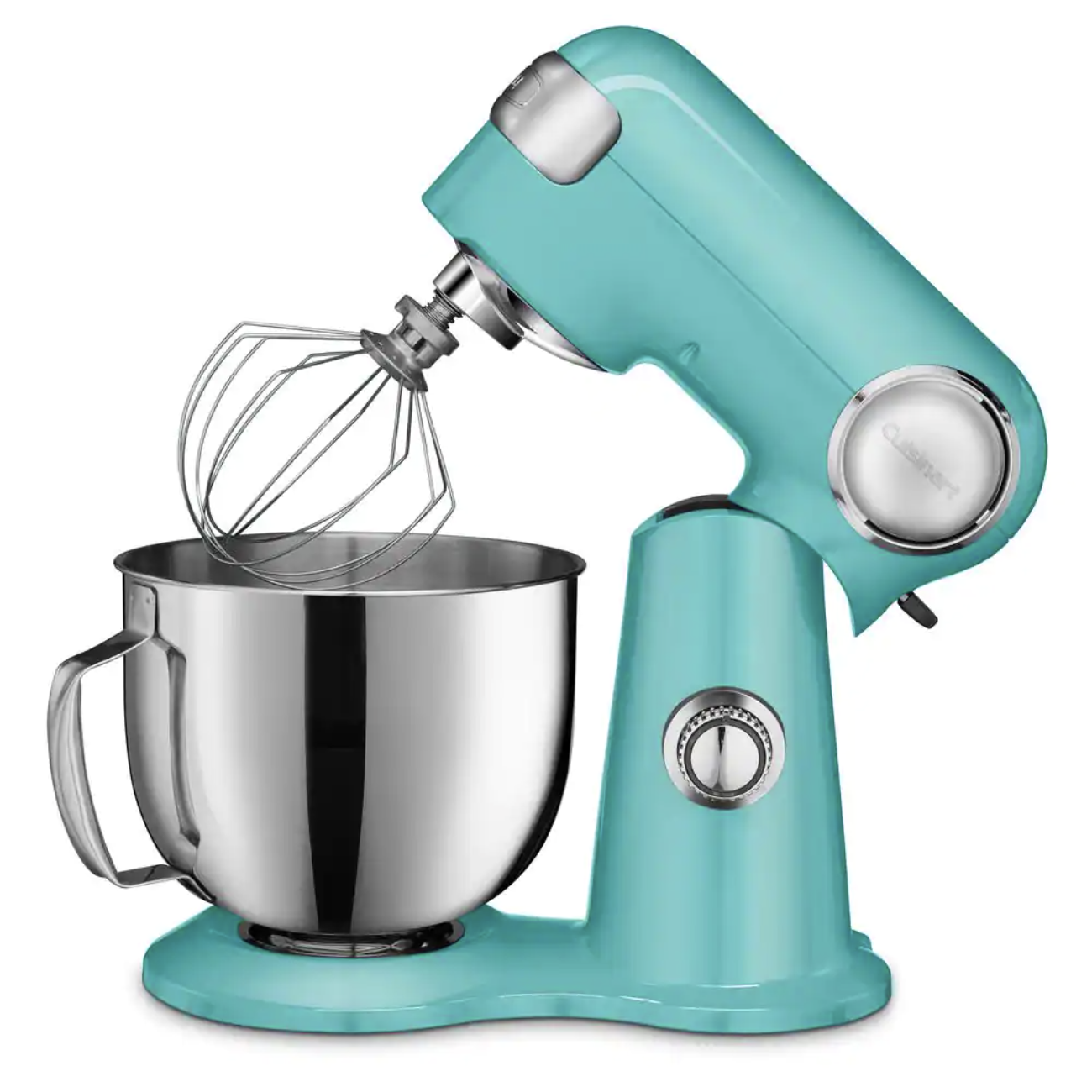 Cuisinart Precision Master 5.5 Qt. 12-Speed Robins Egg Die Cast Stand Mixer with Attachments