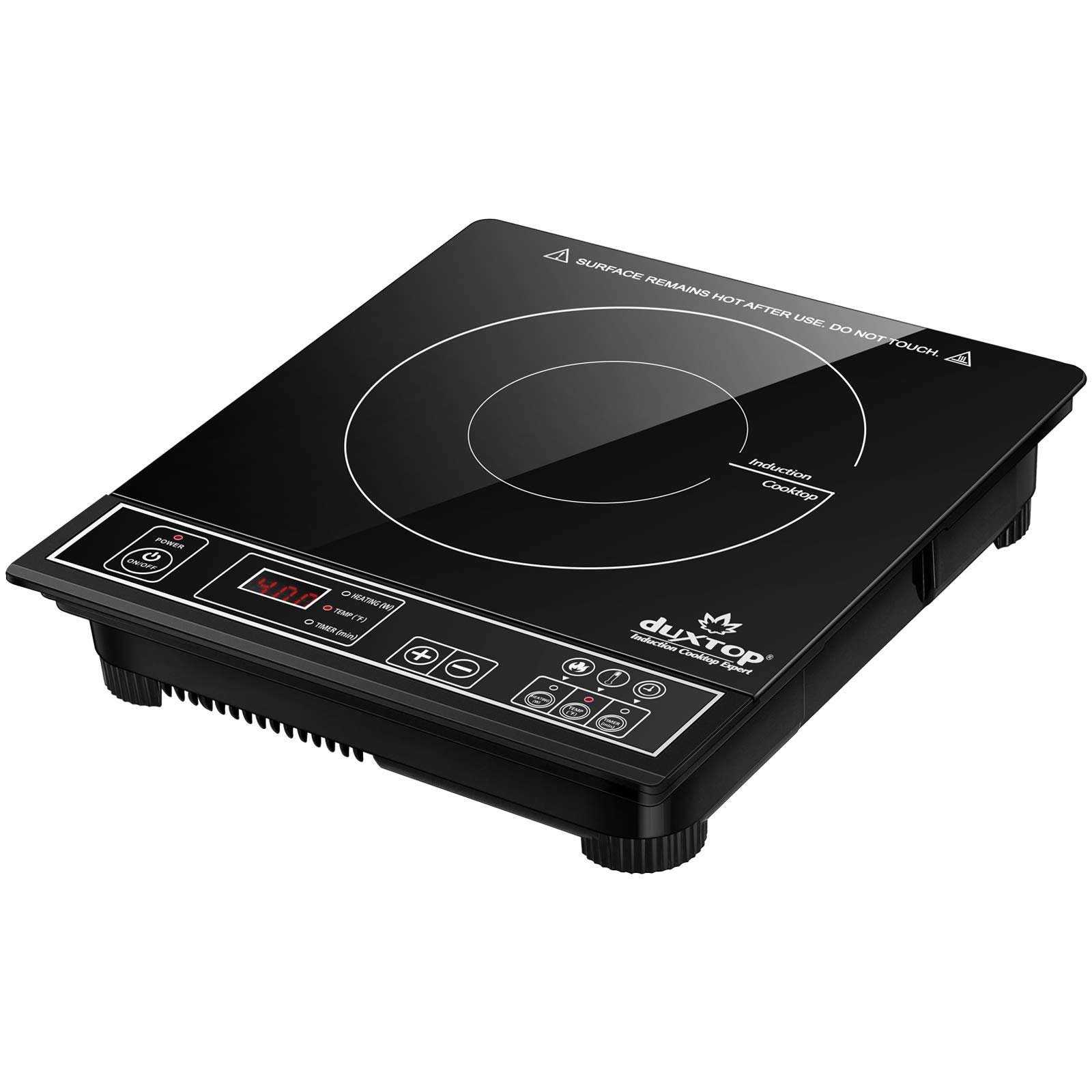 Duxtop 1800W Portable Induction Cooktop Countertop Burner. Silver (8120MC/BT-180G3)