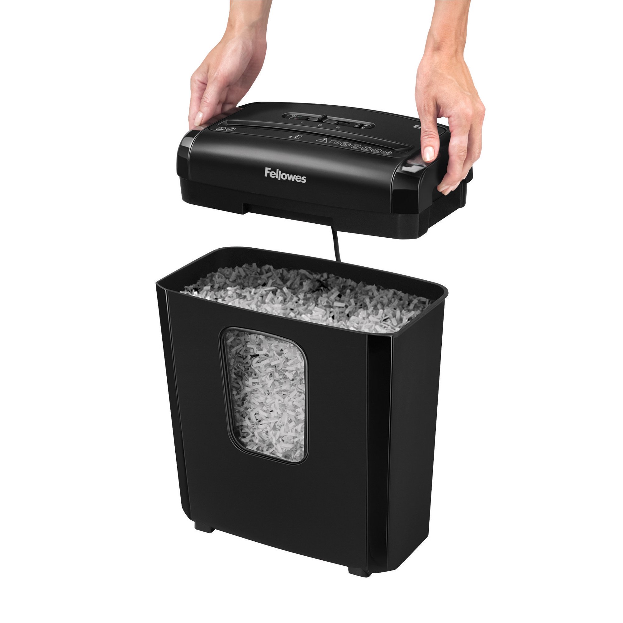 Fellowes Powershred Microshred 6M5 6 Sheet Micro-Cut Paper Shredder