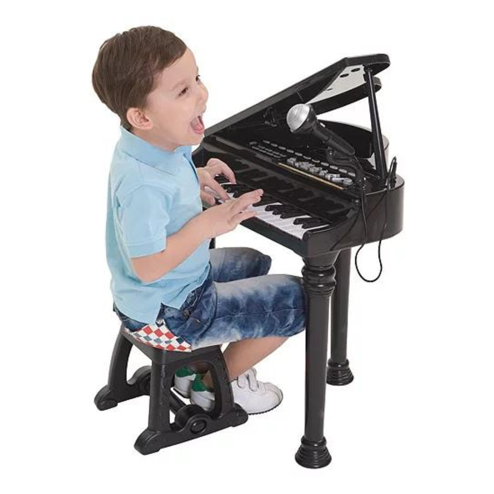 Winfun Symphonic Grand Piano with Concert Seat. Gender Neutral Toy for Ages 3 Years and Up