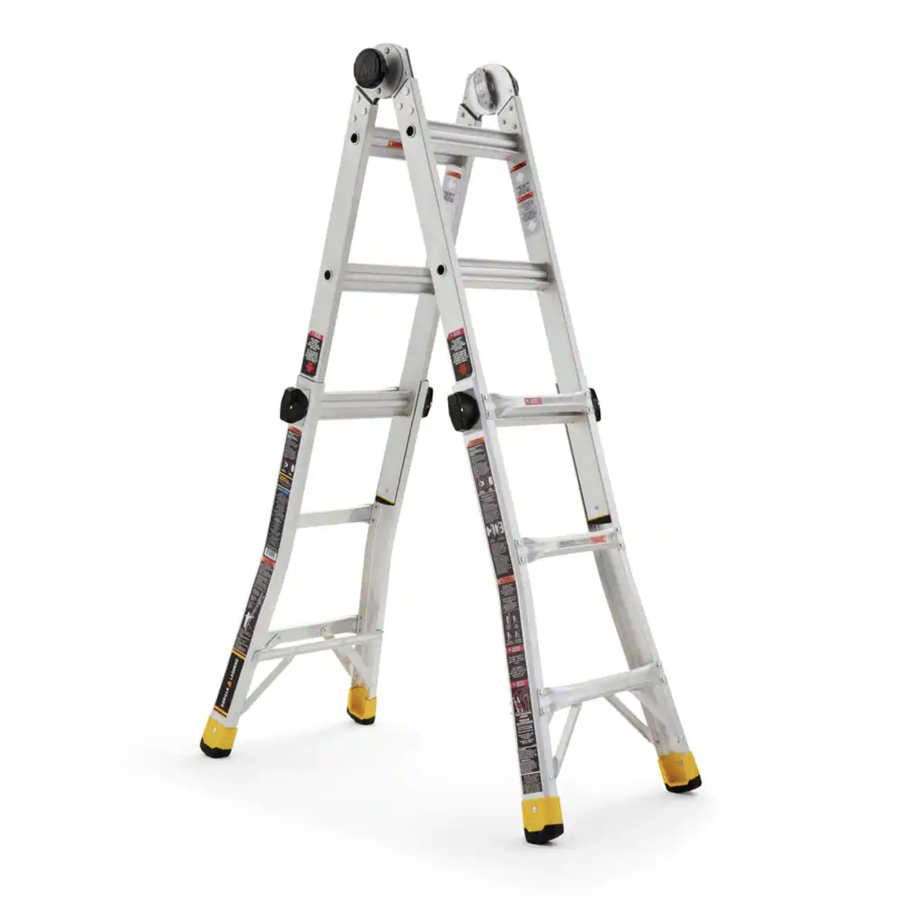 Gorilla Ladders 14 ft. Reach MPXA Aluminum Multi-Position Ladder with 300 lbs. Load Capacity
