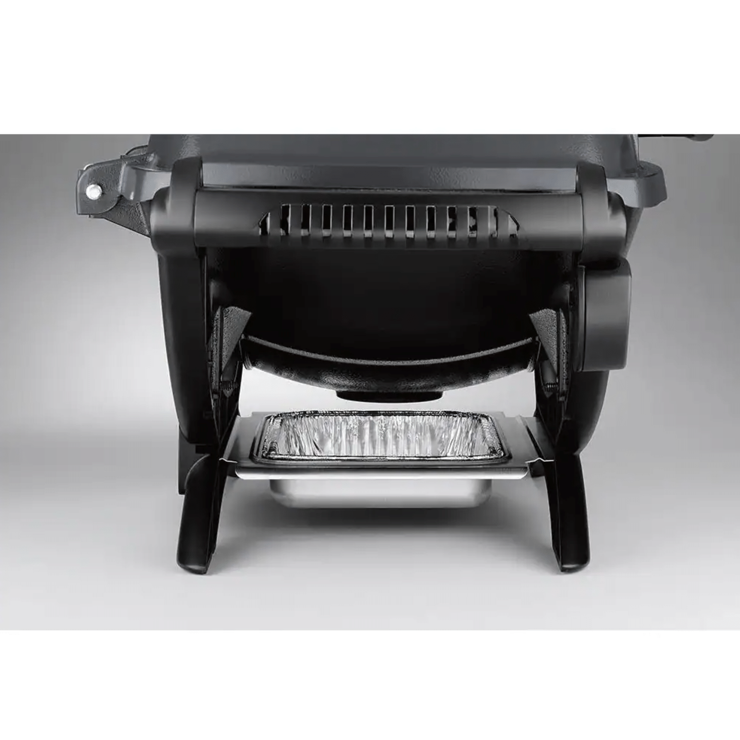 Weber Q 1200 1-Burner Portable Tabletop Propane Gas Grill in Black with Built-In Thermometer