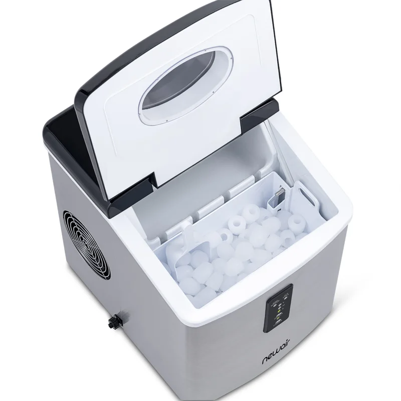 Newair Countertop Ice Maker. 28 lbs. of Ice a Day. 3 Ice Sizes. AI-100SS