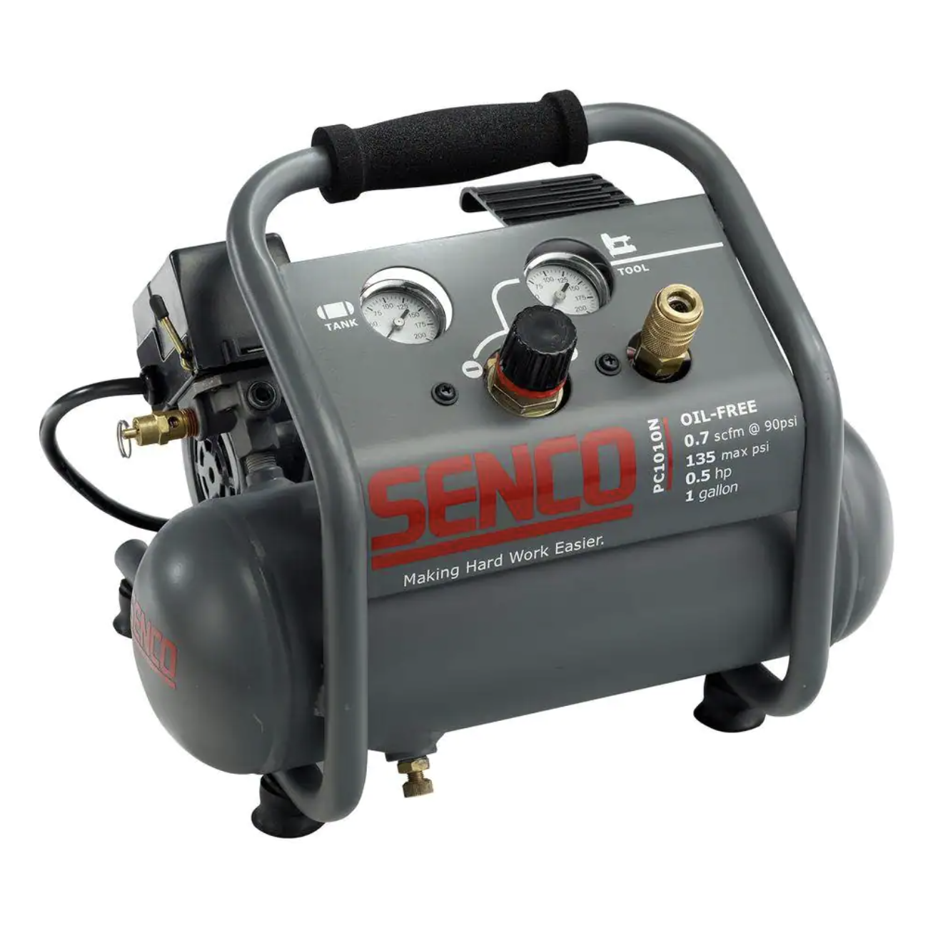 Senco 1 Gal. 1/2 HP Portable Pancake Electric Air Compressor