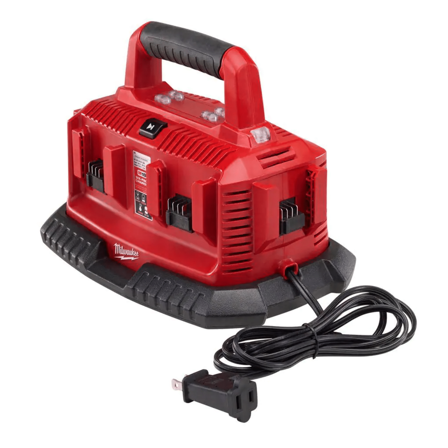 Milwaukee 48-59-1806 M18 18-Volt Lithium-Ion 6-Port Sequential Battery Charger