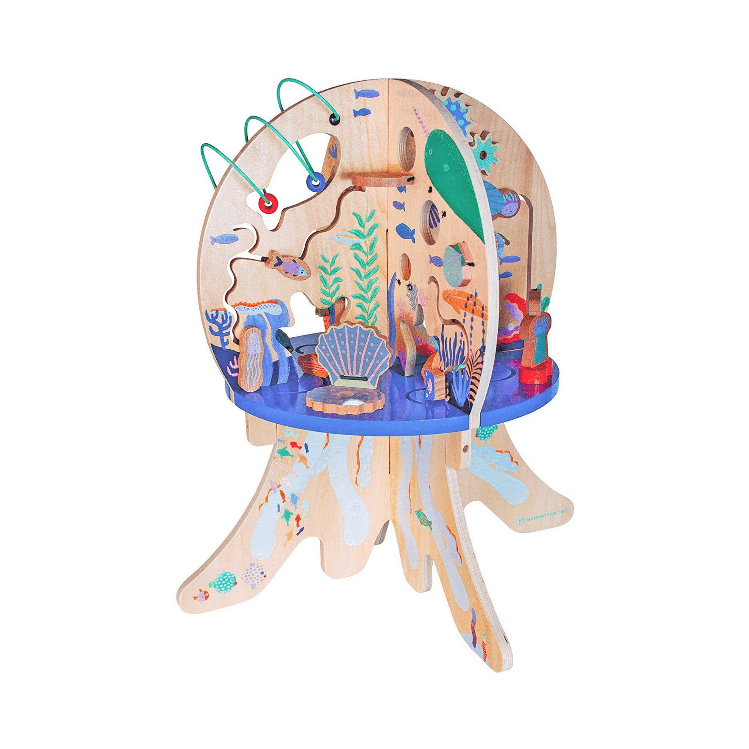 Manhattan Toy Deep Sea Adventure Wooden Toddler Activity Center