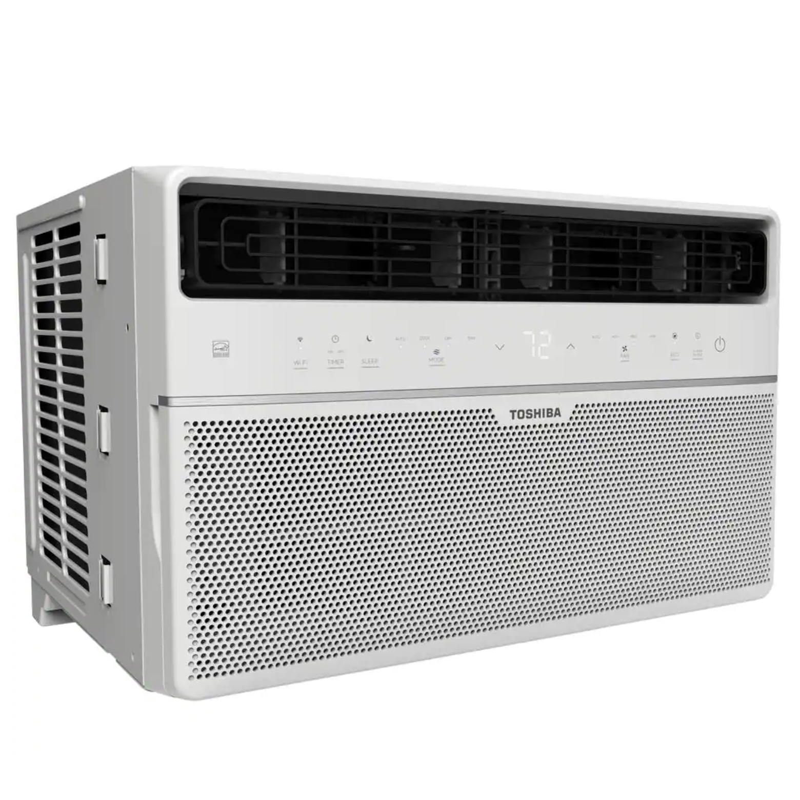 Toshiba 8.000 BTU 115-Volt Smart WiFi Touch Control Window Air Conditioner with Remote and Energy Star in White (RAC-WK0812ESCWR)