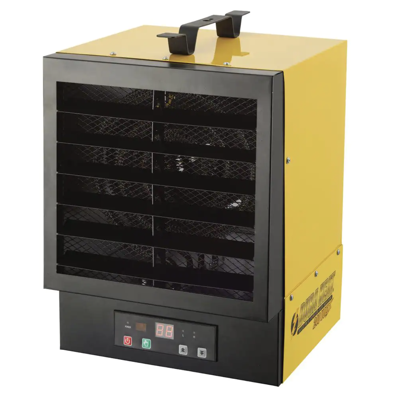 DuraHeat 34.120 BTU Ceiling Mount Hardwired Electric Forced Air Garage Heater with Remote Control