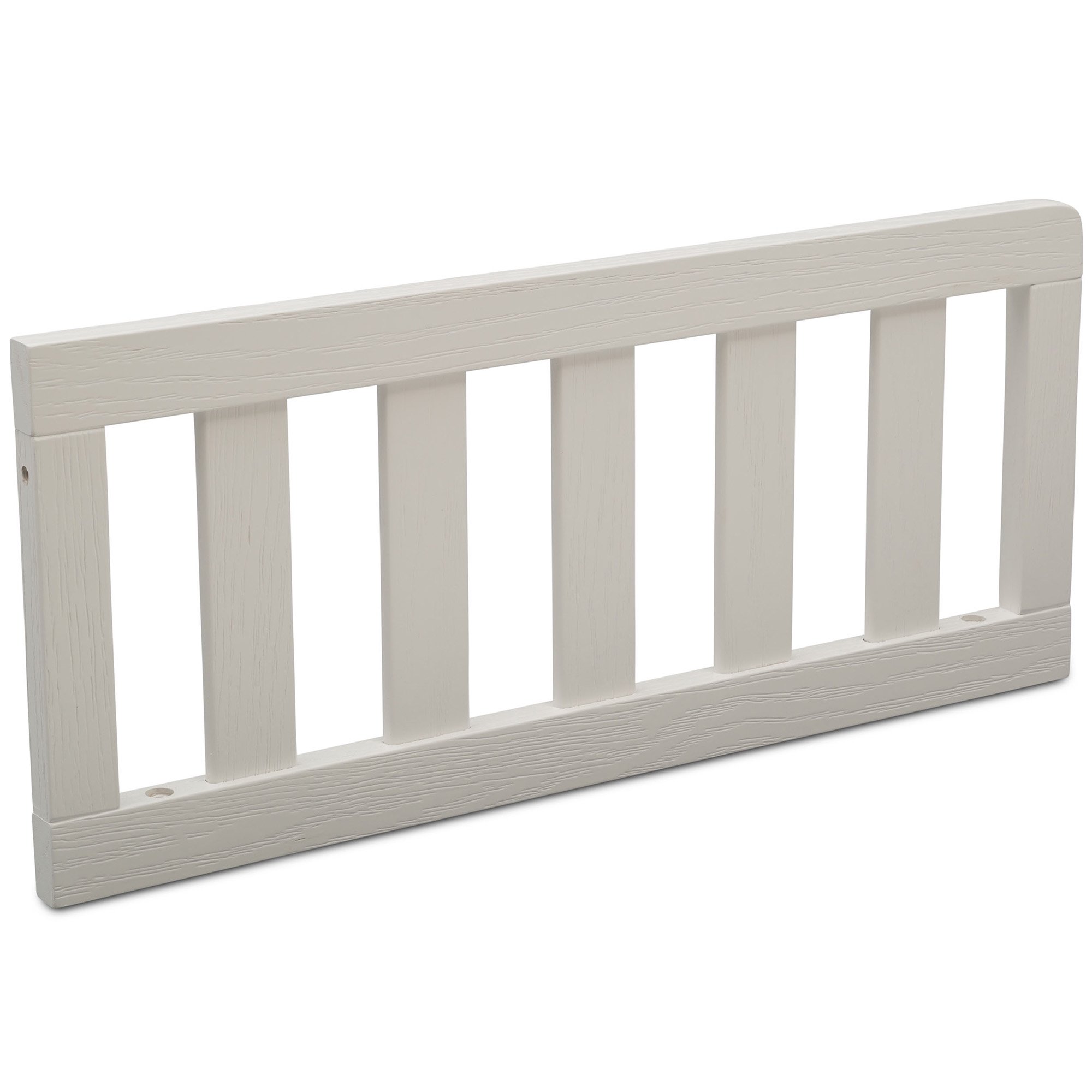 Delta Children Toddler Guardrail W0060. Greenguard Gold Certified. Textured White