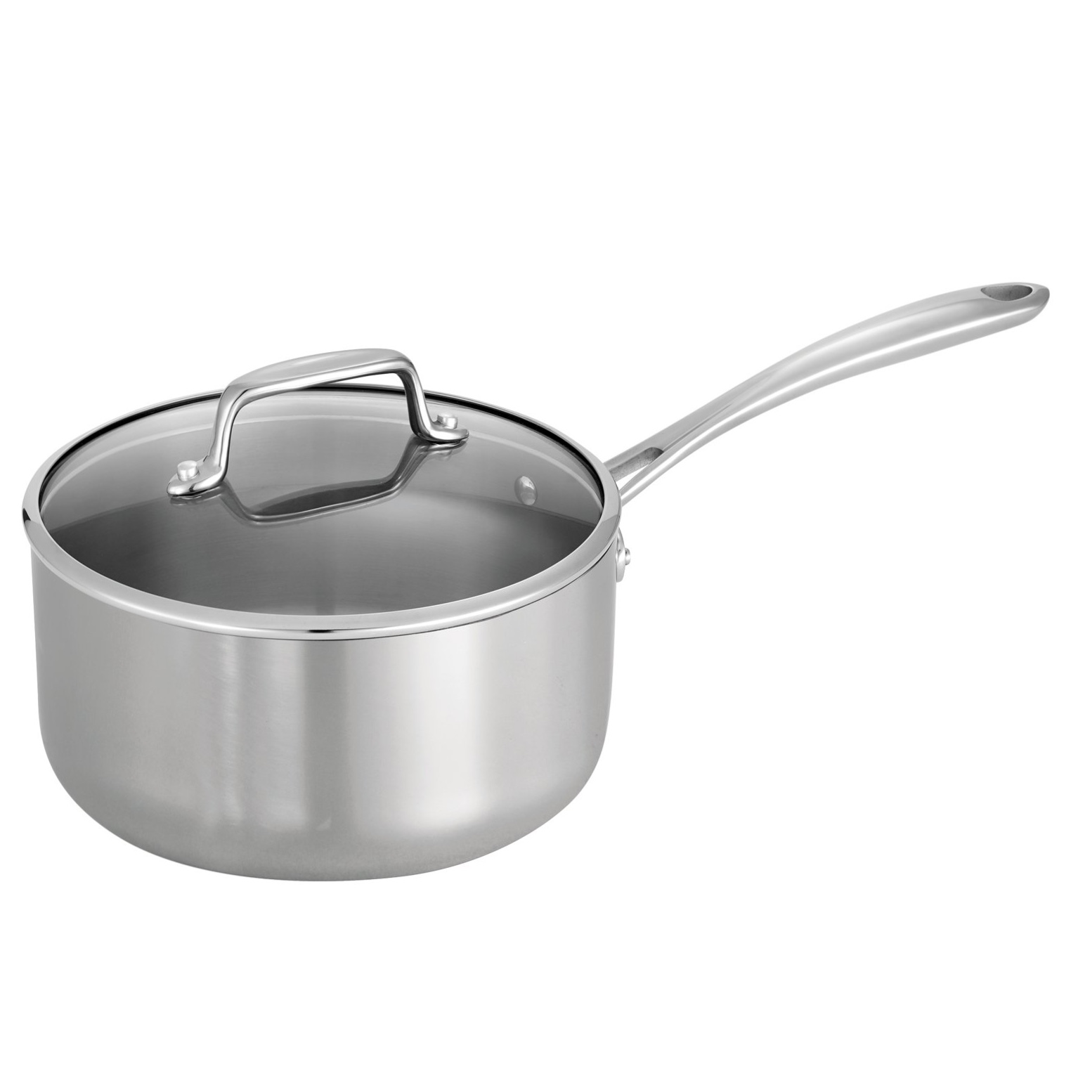 Tramontina Tri-Ply Clad 3 Qt Covered Stainless Steel Sauce Pan (80116/035DS)