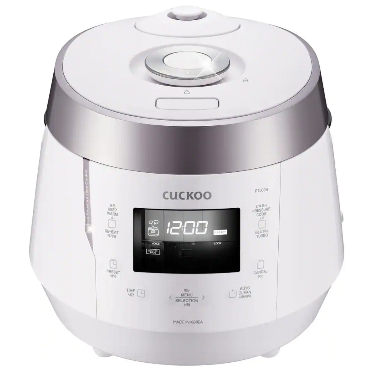 Cuckoo 10-Cup High Pressure Rice Cooker in White