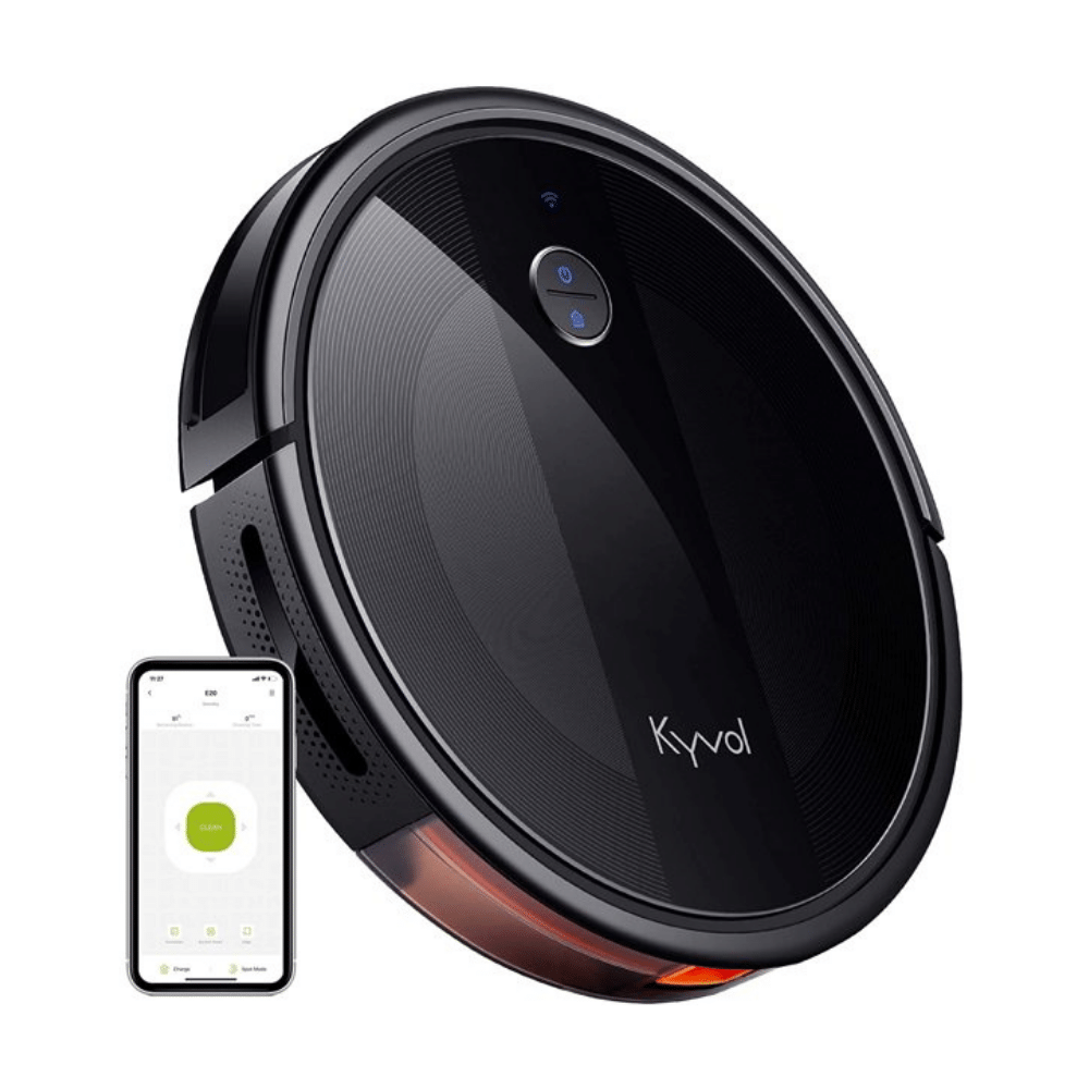 Kyvol Robot Vacuum Cleaner Cybovac E20. 2000Pa Wi-Fi/Alexa/App. Automatic Self-Charging Robotic Vacuum