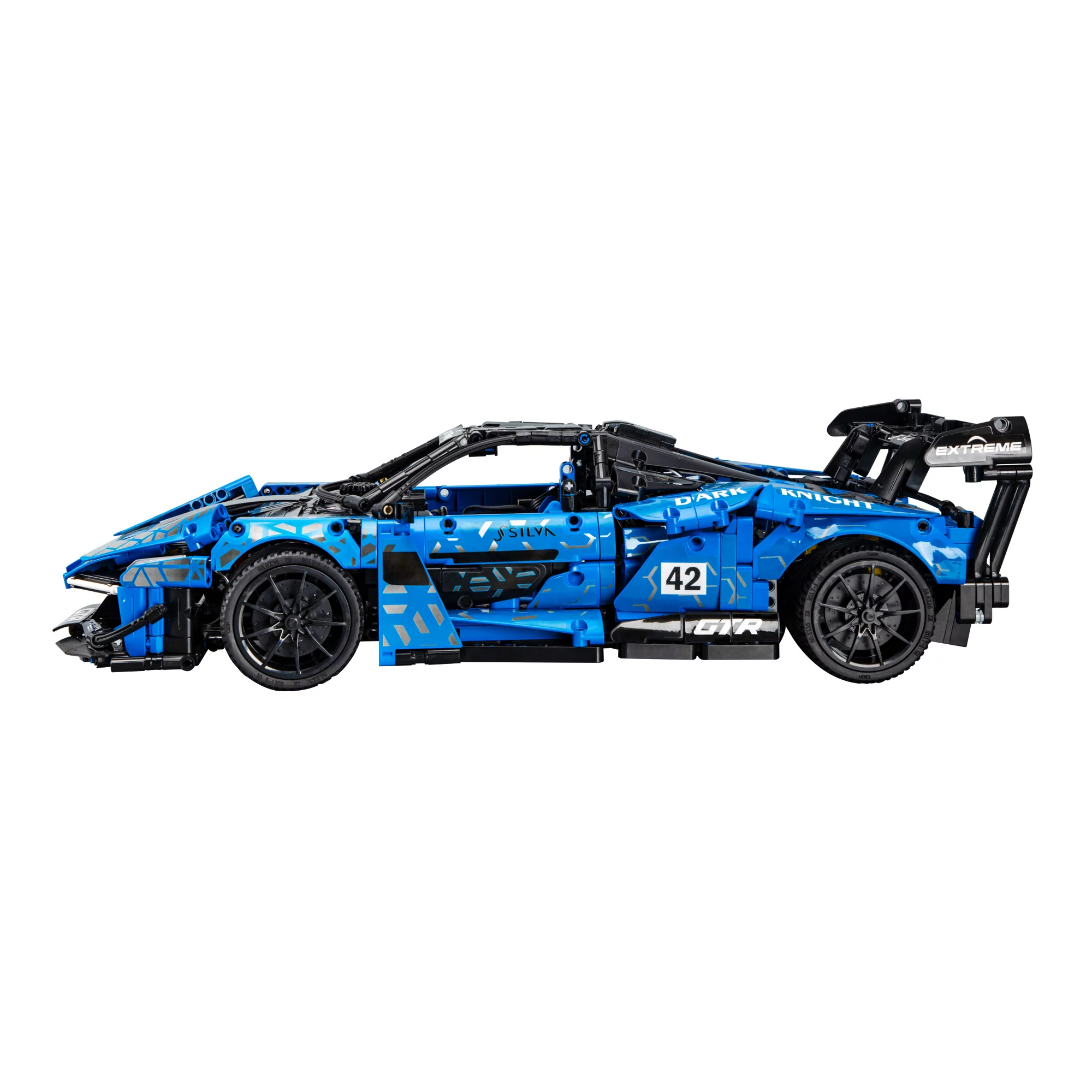 CaDA SPEED Series Model Car Building Set C63003W Blue Knight. Can Be Converted into a RC Car(2088 Pcs)