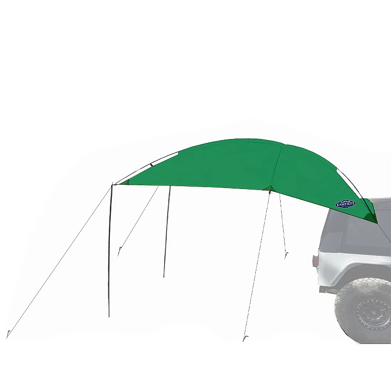 Kamp-Rite Outdoor Shade Camping Awning for SUV Sport Vehicle & Carry Bag. Green