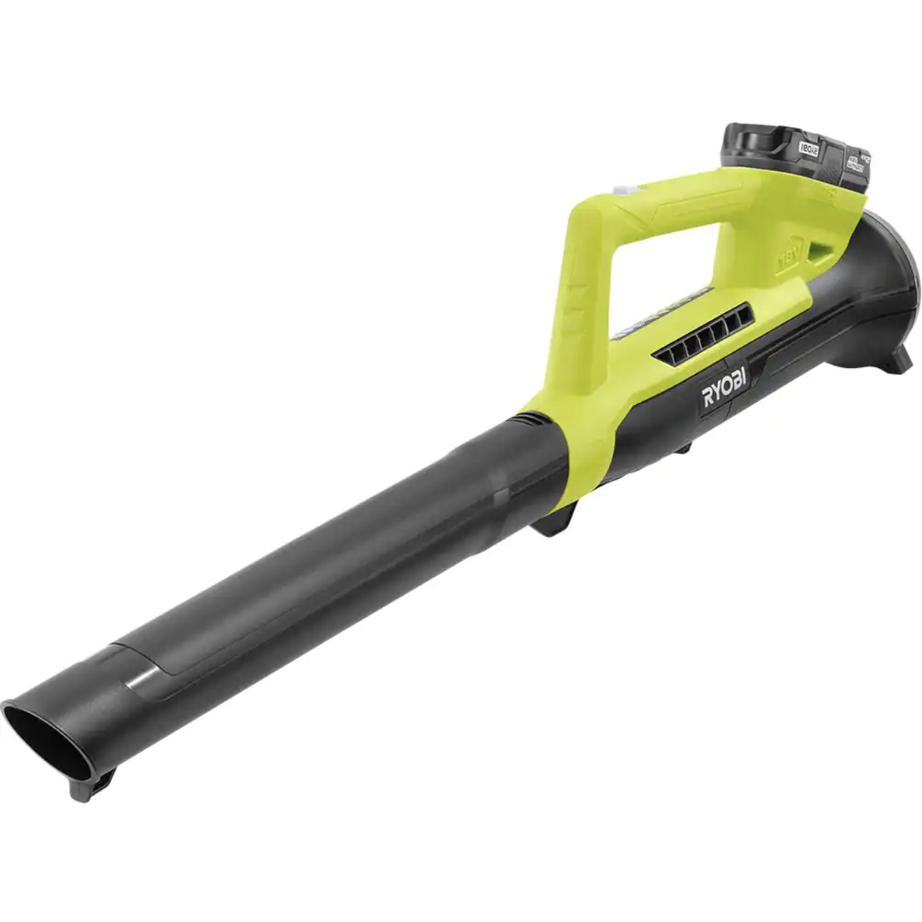 Ryobi One+ 18V 90 MPH 200 CFM Cordless Battery Leaf Blower/Sweeper with 2.0 Ah Battery and Charger