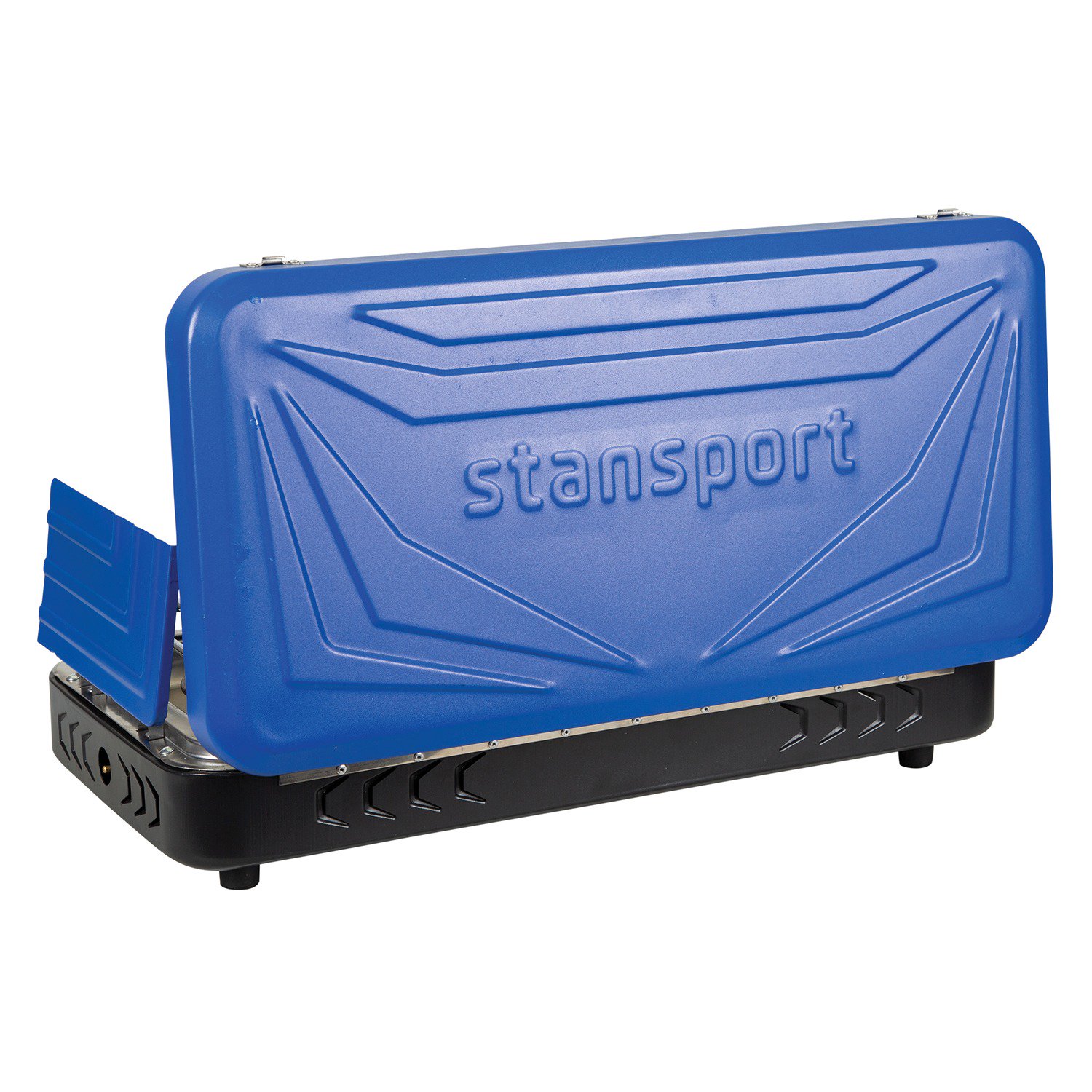 Stansport Outfitter Series Propane Stove 2-25 K & 1-10 K Burners. Blue