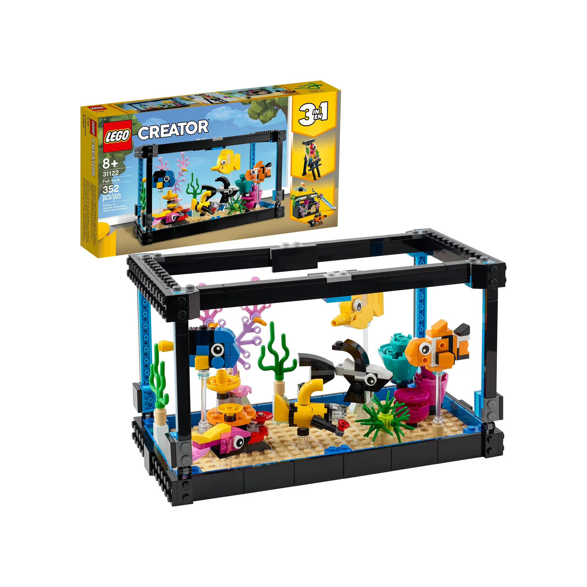 Lego Creator 3in1 Fish Tank 31122 Building Toy. Great Gift For Kids (352 Pieces)