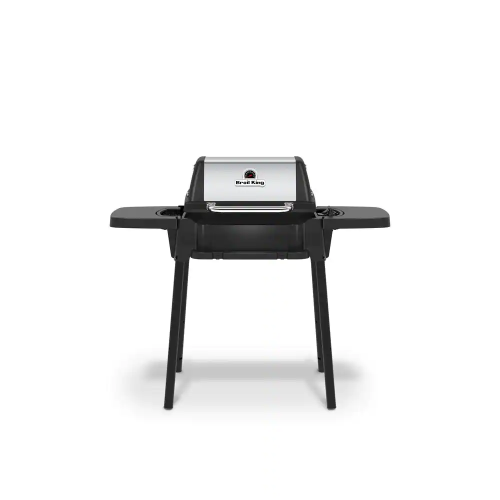 Broil King Porta-Chef 120 Portable Propane Grill in Stainless Steel and Black