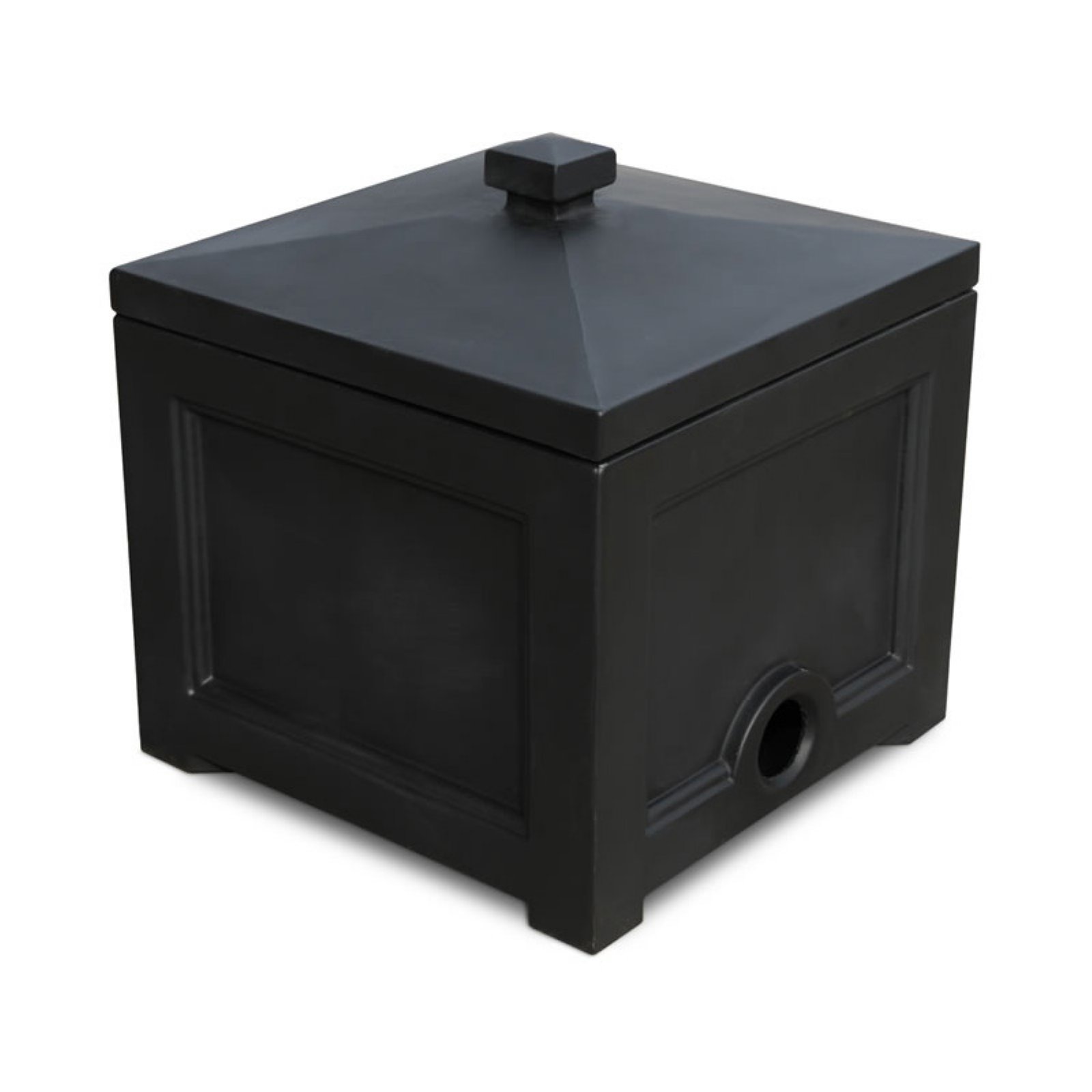 Mayne Fairfield Garden Hose Bin Black