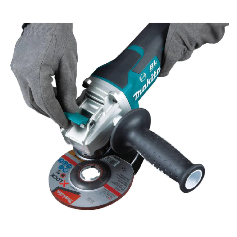 Makita 18V LXT Lithium-Ion Brushless Cordless 4-1/2 in./5 in. Paddle Switch X-LOCK Angle Grinder with AFT. Tool Only