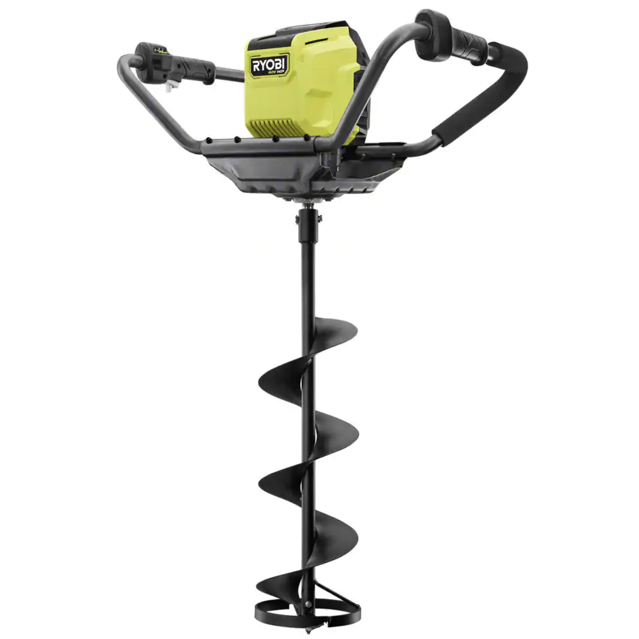 Ryobi 40-Volt HP Ice Auger with 8 in. Bit and 4.0 Ah Battery and Charger (RY40712VNM)