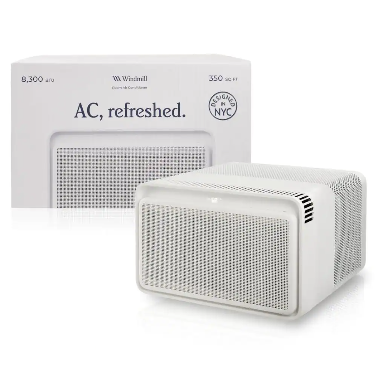 Windmill 8.300 BTU 115-Volt Quiet/ECO/Smart Window Air Conditioner with Wi-Fi/App. Remote and Easy Install