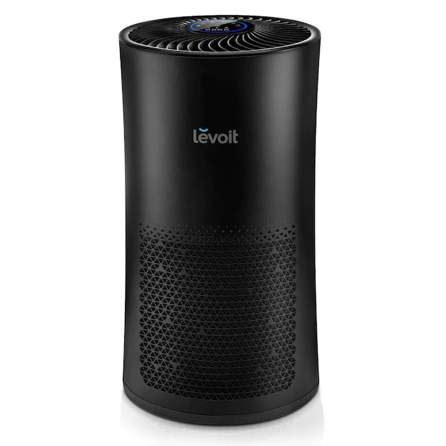Levoit 3-Speed (Covers: 538-sq ft) Black True HEPA Air Purifier Energy Star