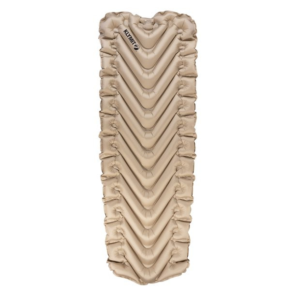 Klymit-s Insulated Static V Luxe SL Outdoor Camping Sleeping Pad. 78×27 inches. Recon Beige