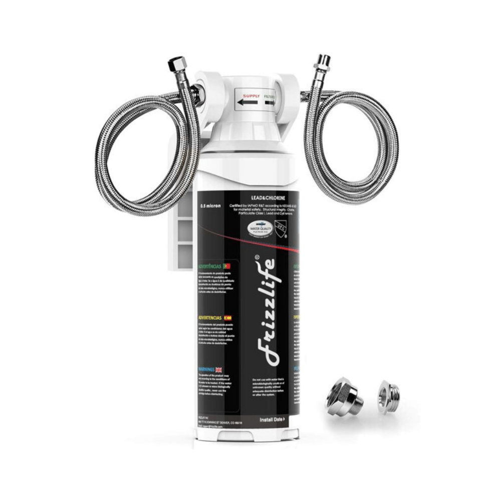 Frizzlife MK99 Under Sink Water Filter System. Removes 99.99% Harmful Contaminants. Black. Plastic