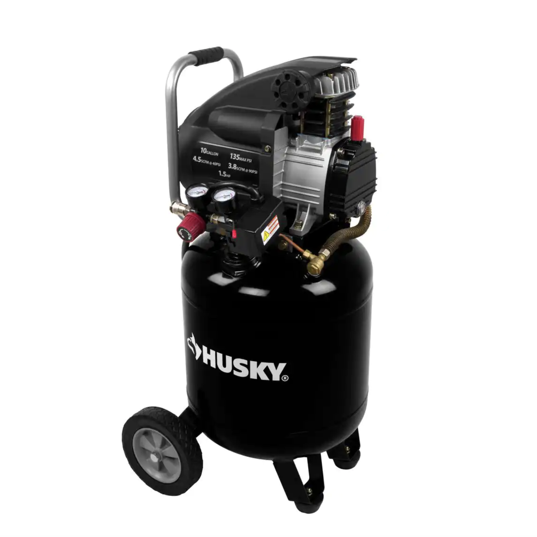 Husky 10 Gal. Portable Electric Air Compressor With Extra Value Kit