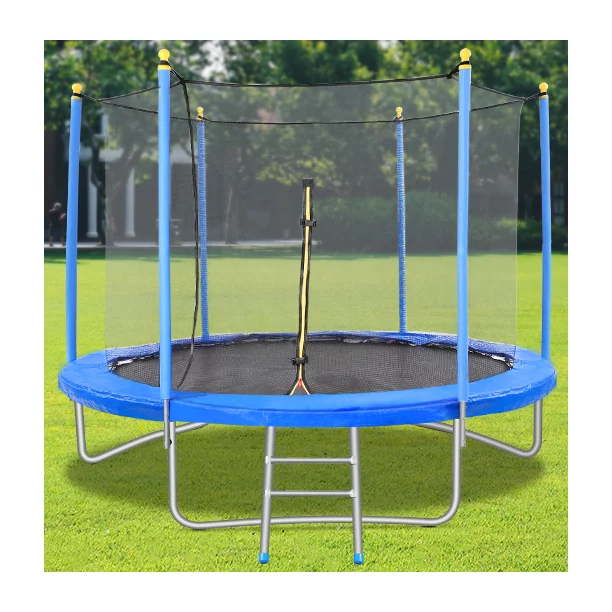 Maxkare 10FT Trampoline With Safety Enclosure Protective Net. 264 lbs Weight Capacity