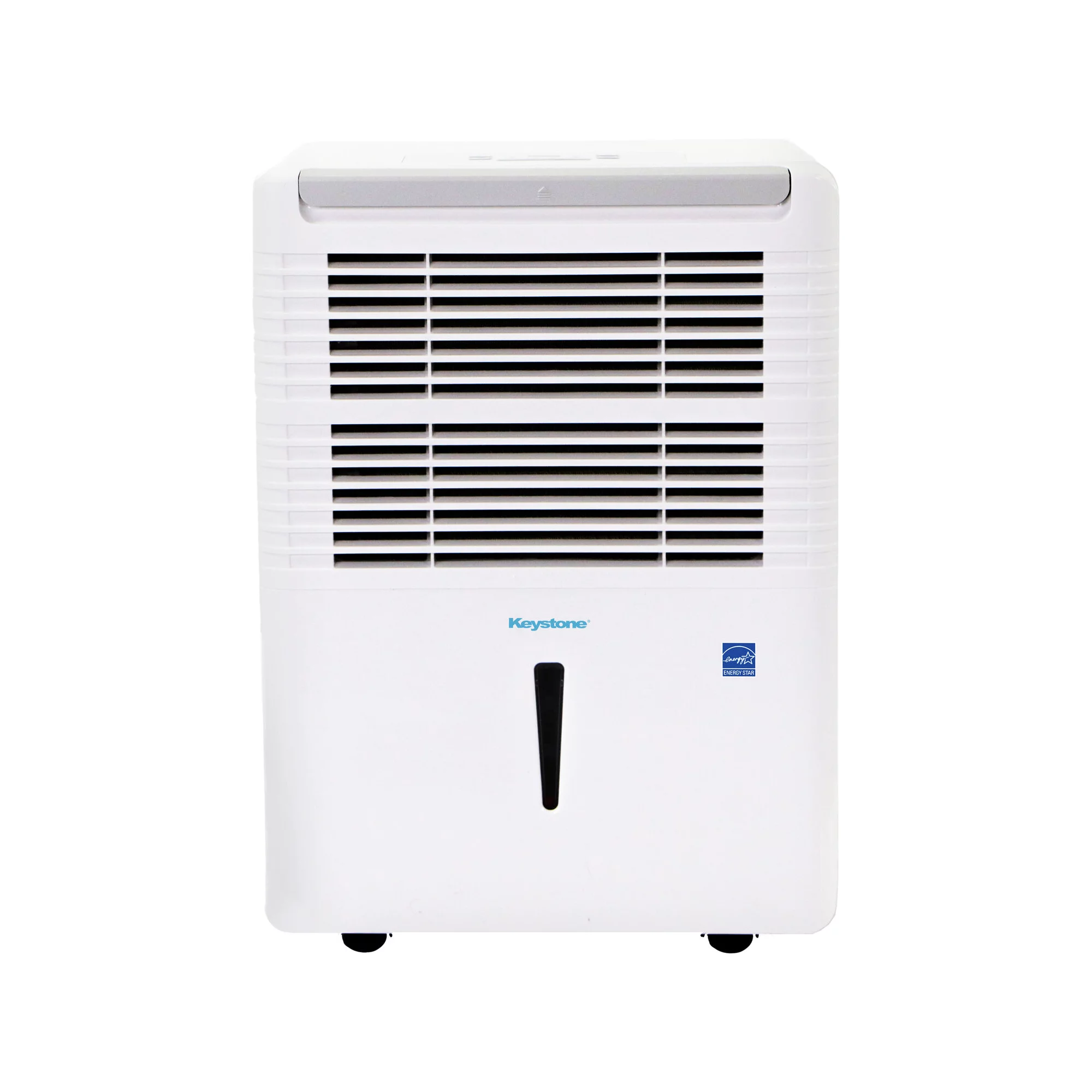 Keystone KSTAD354D 35 Pint Dehumidifier. Moisture Removal up to 3.000 Sq.Ft.. Portable with Wheels