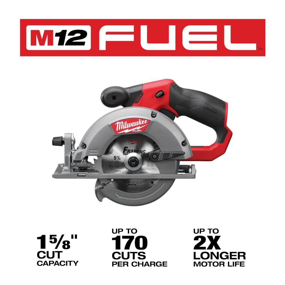 Milwaukee M12 FUEL 5- ?Circular Saw (Tool Only)