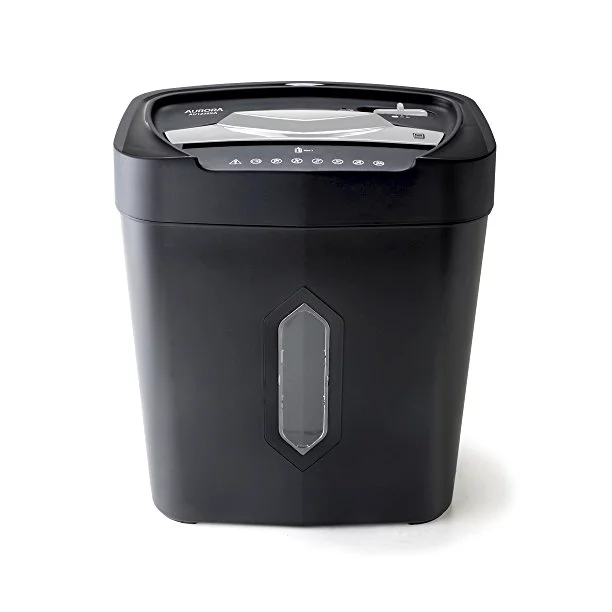 Aurora GB 12-Sheet Anti-Jam Crosscut Paper and Credit Card Shredder