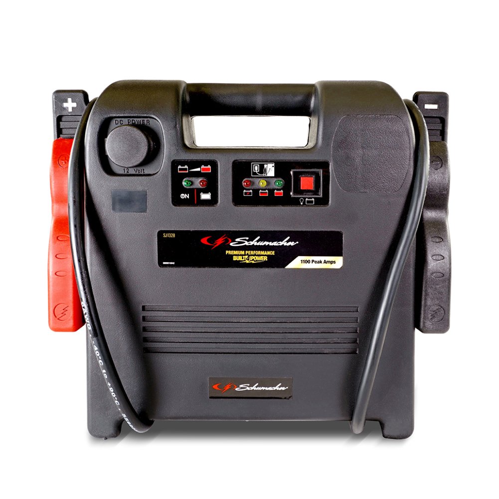 Schumacher SJ1328 Electric?Jump Starter and Portable Power Port. 1100A. 12V
