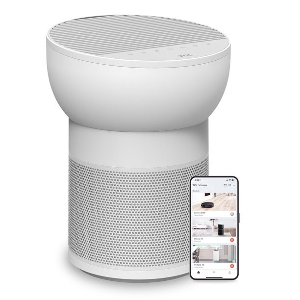 TCL Breeva A2 Smart Air Purifier. True HEPA. 182 Sq. Ft.. Auto Shield. White. A215W