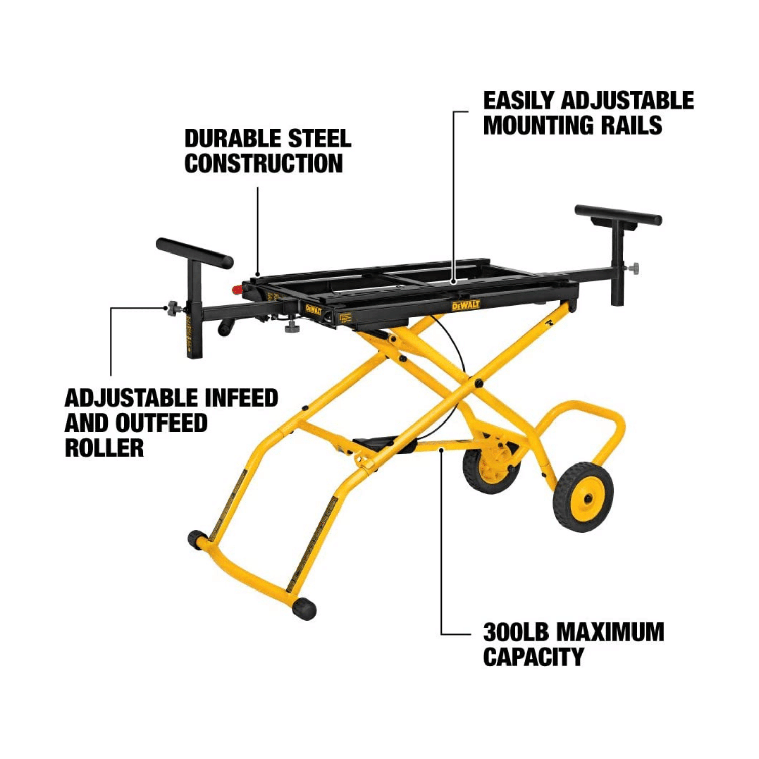 Dewalt Miter Saw Stand With Wheels (DWX726)