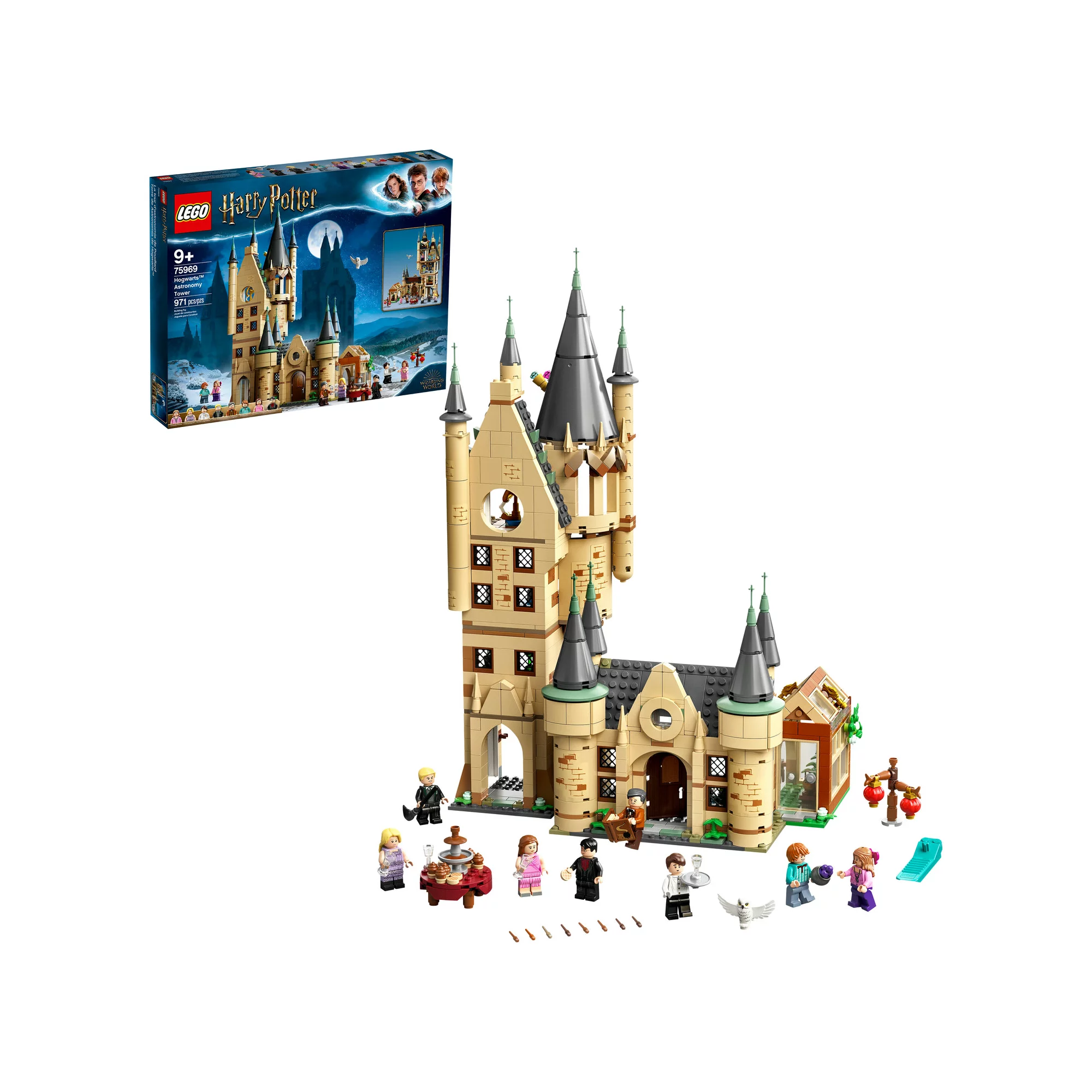 LEGO Harry Potter Hogwarts Astronomy Tower 75969 Cool Kids- Magic Castle Gift. Building Toy with Minifigures (971 Pieces)