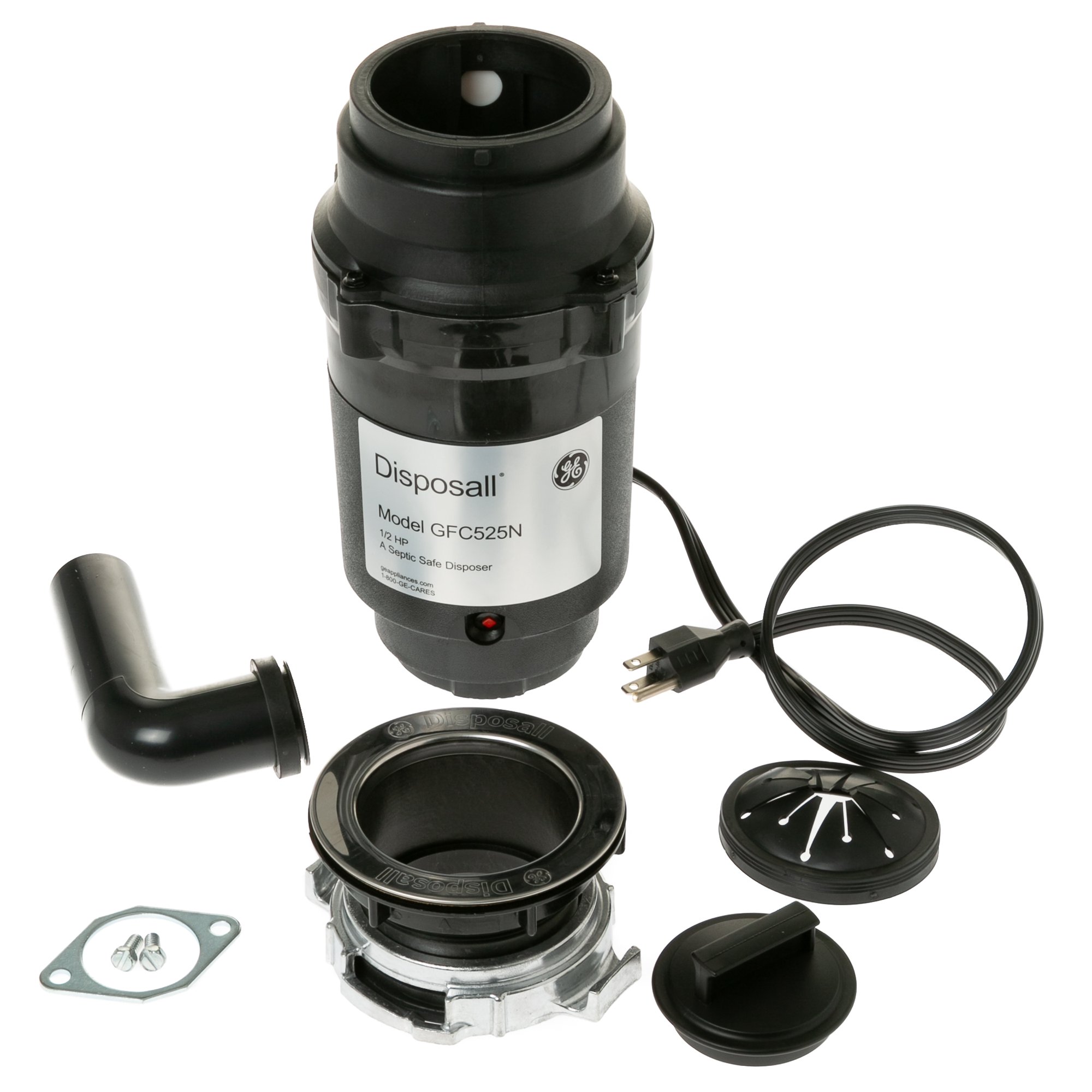 GE 1/2 HP Continuous Feed Garbage Disposal (GFC525N)